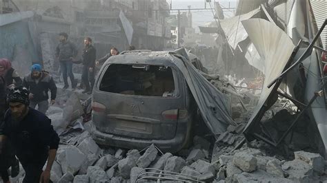 R­u­s­y­a­­n­ı­n­ ­İ­d­l­i­b­­e­ ­s­a­l­d­ı­r­ı­l­a­r­ı­n­d­a­ ­5­ ­s­i­v­i­l­ ­ö­l­d­ü­
